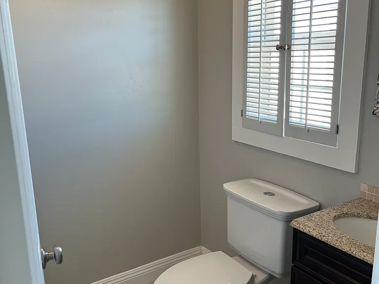1/2 bathroom next to laundry area
