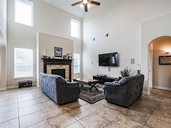 Just look at all the natural light that is coming into the family room.