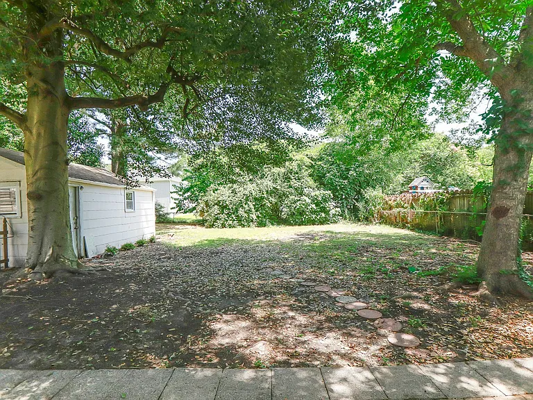 huge back yard