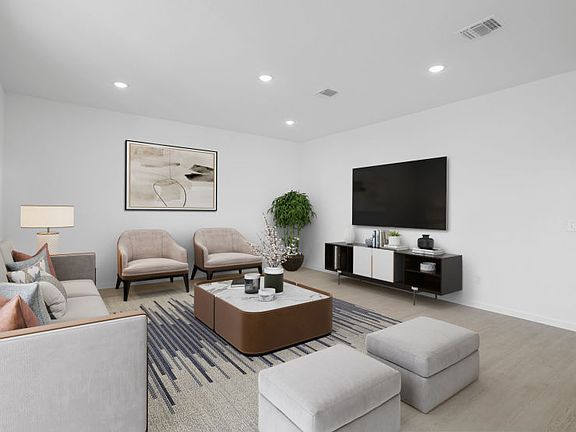 Virtually Staged Living Room
