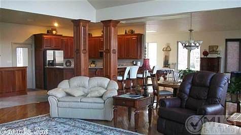 Primary kitchen and den