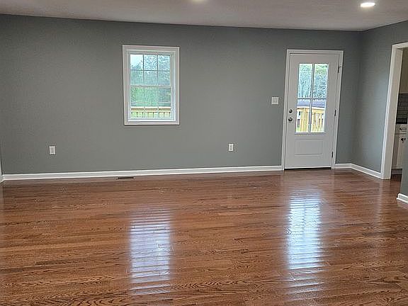 Living room back door