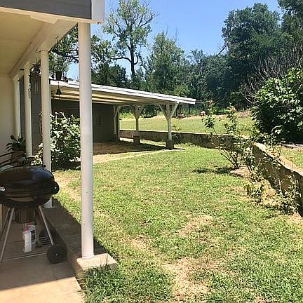 Behind the house view