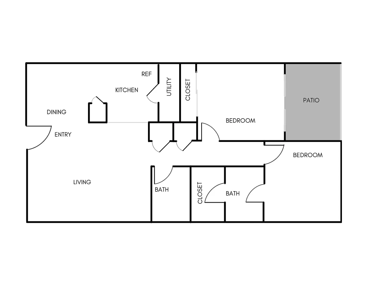 Floor plan 2X2A