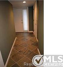 Slate floor at entry