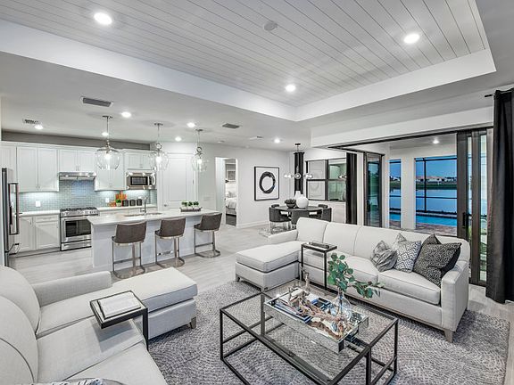 Connected Gathering Room and Kitchen