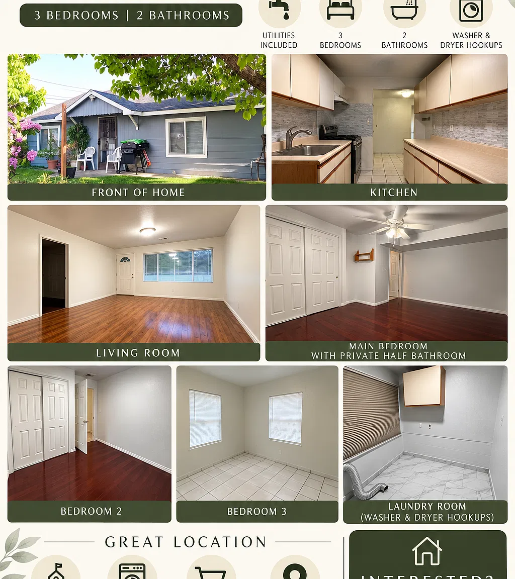 3 bed, 1.5 bath, $2,000 — Photo 1