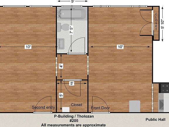 2nd image of 3651 S Grand Blvd #205