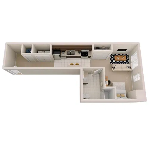Floor plan Studio - Standard