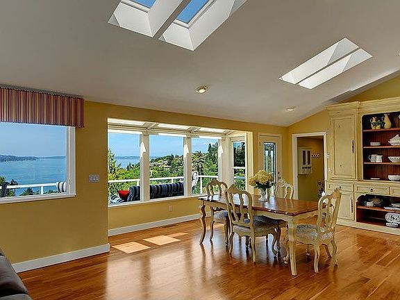 Main room walnut floors.