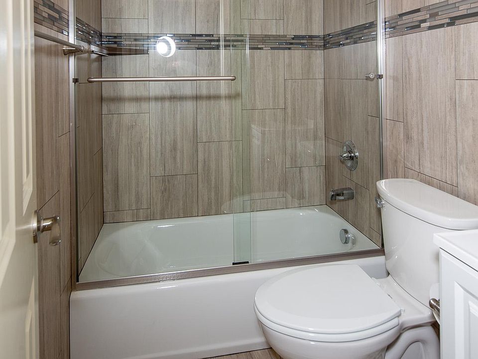 Custom tile in the bathroom.