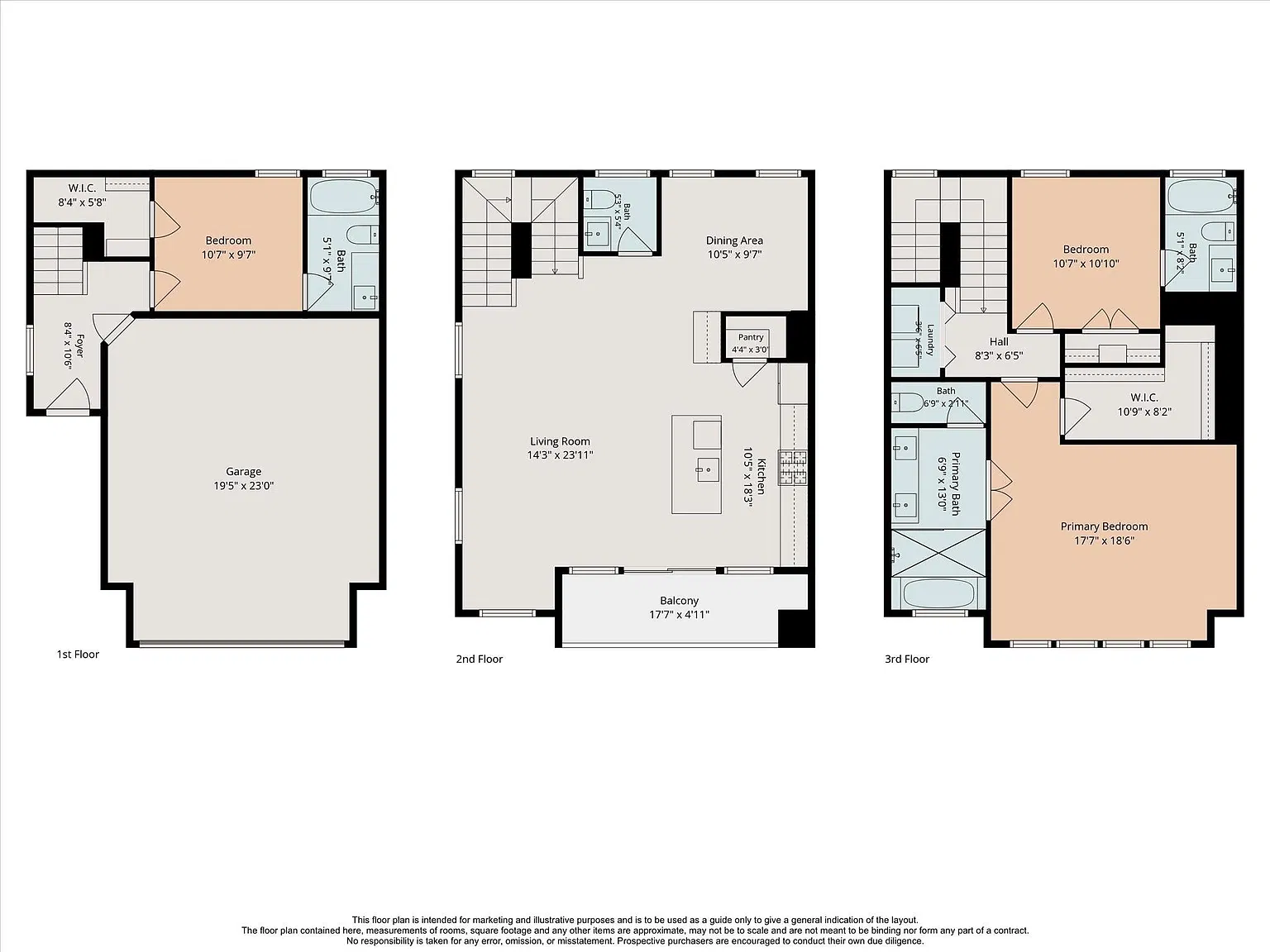 3 bed, 3.5 bath, 1840 sqft, $3,000 — Photo 4