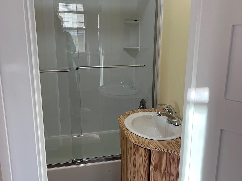 Bath room with tub/shower.