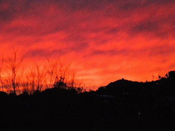 Morning Sunrise View from front