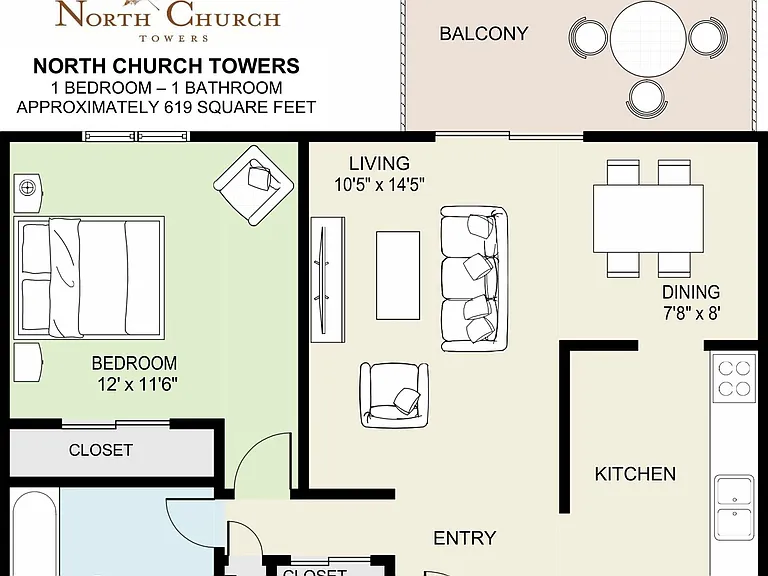 North Church Towers Apartments — Photo 13