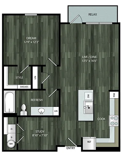 Floor plan 1E