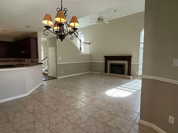 Informal dining with view of main living area