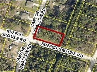 0 Canyon Swallow Rd Parcel Key 00784734 Lot 23, Brooksville, FL 34614