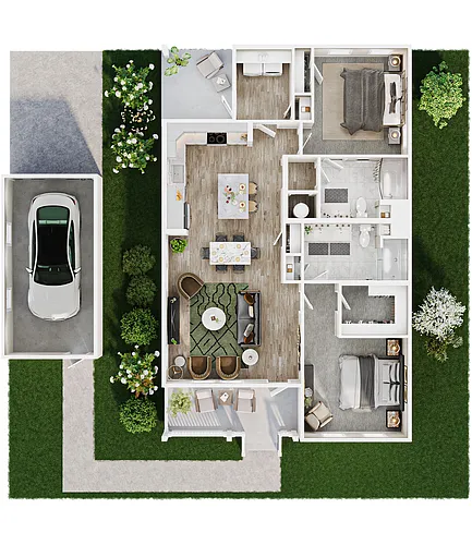 Floor plan Single Family - B2