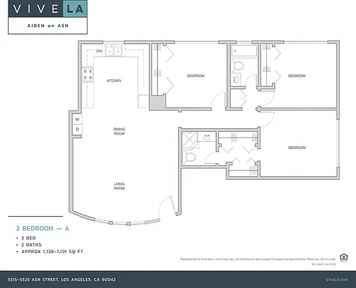 Floor plan 3 Bed / 2.0 Bath