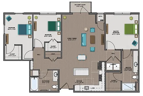 Floor plan WOODS