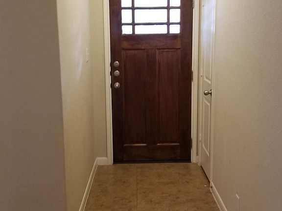 Front door from inside the house