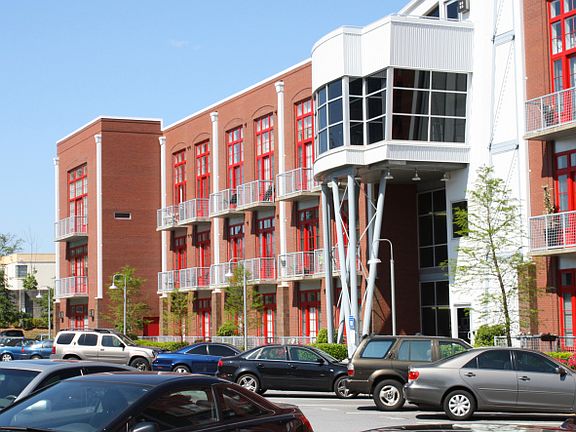 Exterior rear of building