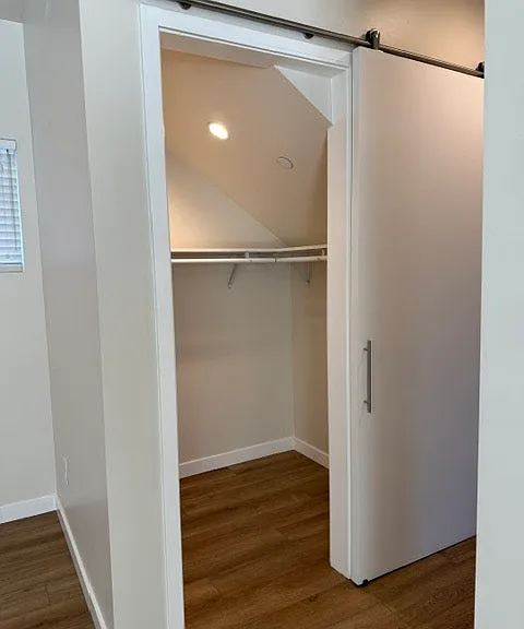 sliding barn door closet