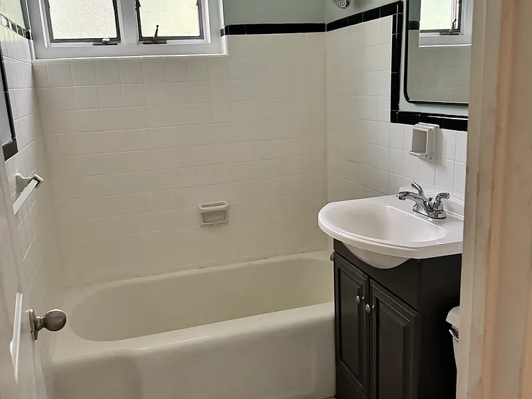 1940's original tile in bathroom.