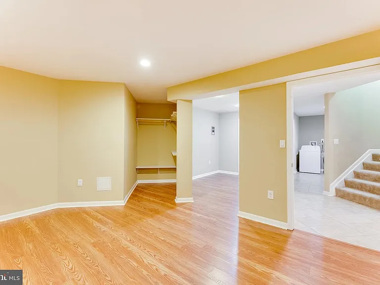 Bedroom #5 in basement. walk-in closet, separate study area