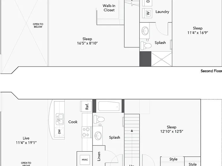 3 BR x 2 BA - B Loft Floorplan - Apartments in Milwaukee, Wisconsin 3 BR x 2 BA - B Loft Floorplan - Apartments in Milwaukee, Wisconsin