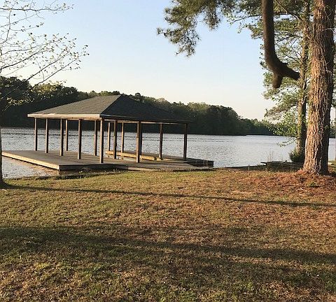 Covered boat slip Trex pier