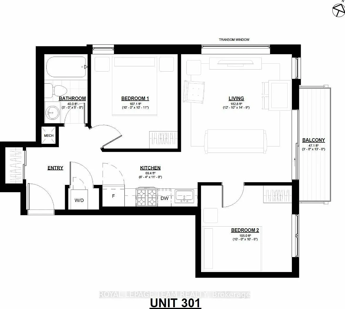 2 bed, $2,260 — Photo 2