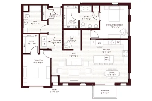 Floor plan Champagne