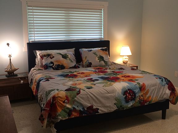 Bedroom #1 is very large with a King size Bed
