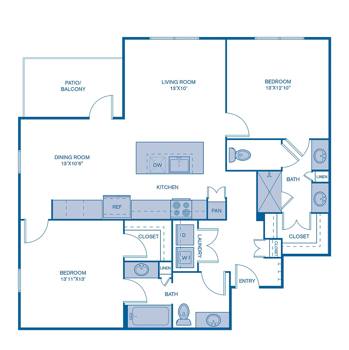 Floor plan B3
