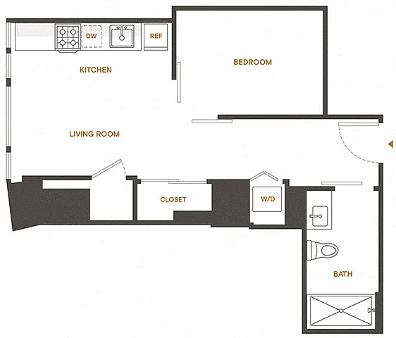 Floor plan Junior 1-B