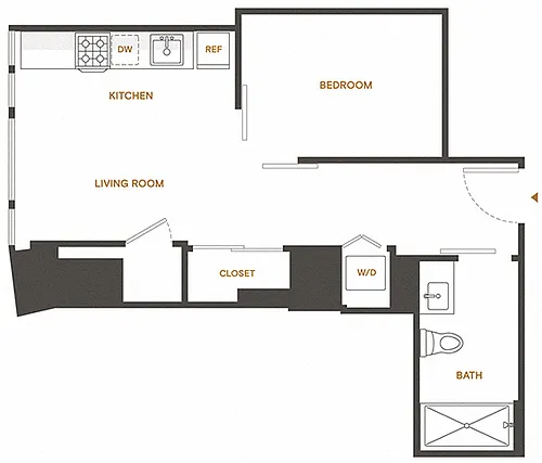 Floor plan Junior 1-B
