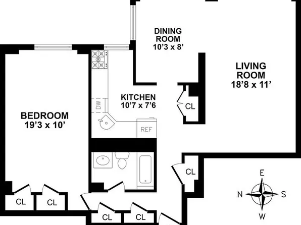 345 Clinton Ave APT 8H, Brooklyn, NY 11238