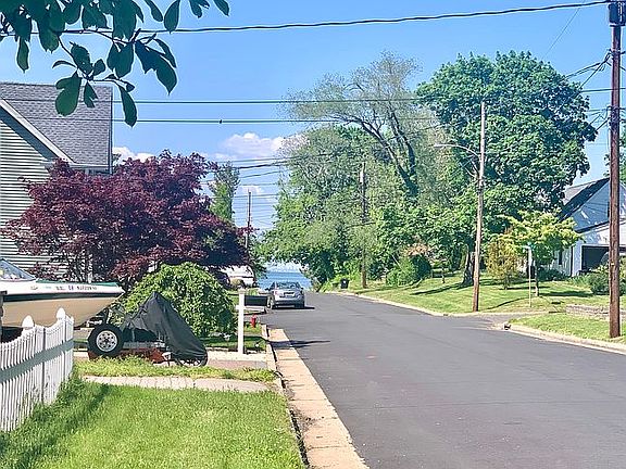 View of Sandy Hook bay & NY
