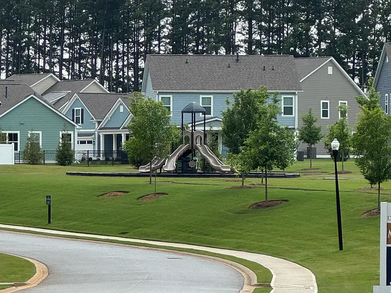 Neighborhood park and pond