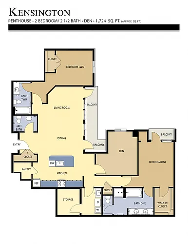Floor plan Kensington