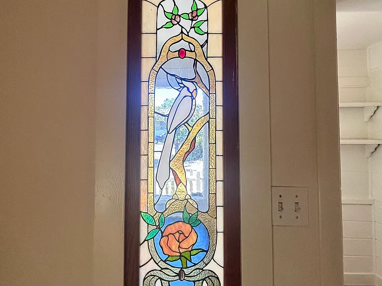 Stained Glass in Dining Room/Entry