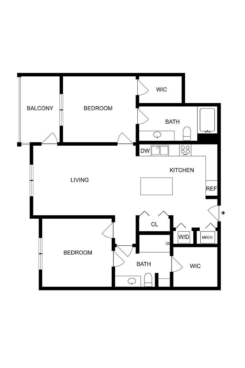 Floor plan B2A