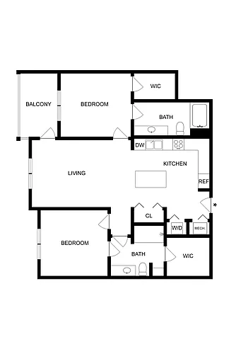 Floor plan B2A
