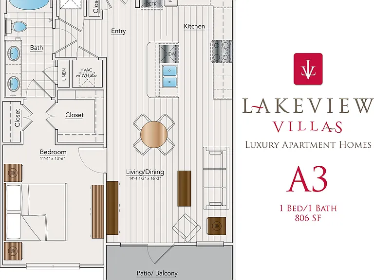 Lakeview Villas Floor Plan A3 Lakeview Villas Floor Plan A3