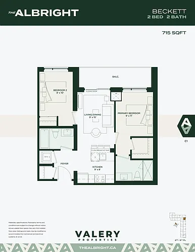 Floor plan Beckett