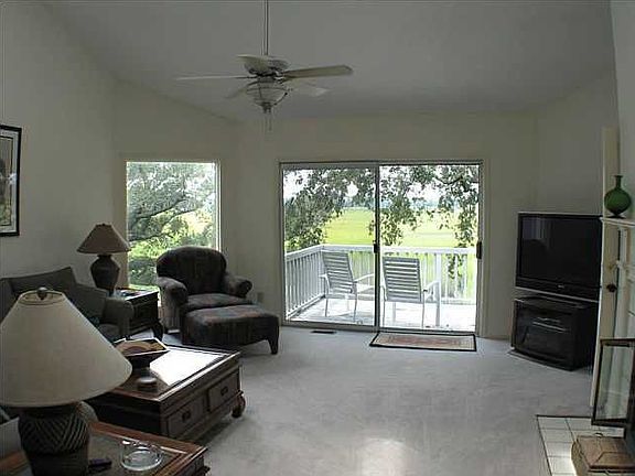 Huge living room with great view of the harbor.