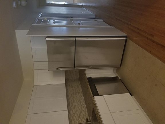 refrigerator with hallway