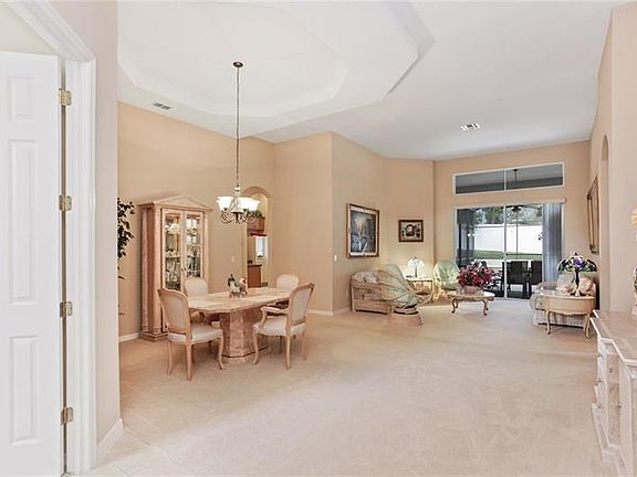 Entry View of formal living and dining rooms